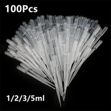 100x Clear Plastic Pipettes