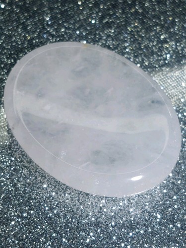 Clear quartz crystal worry - clear,