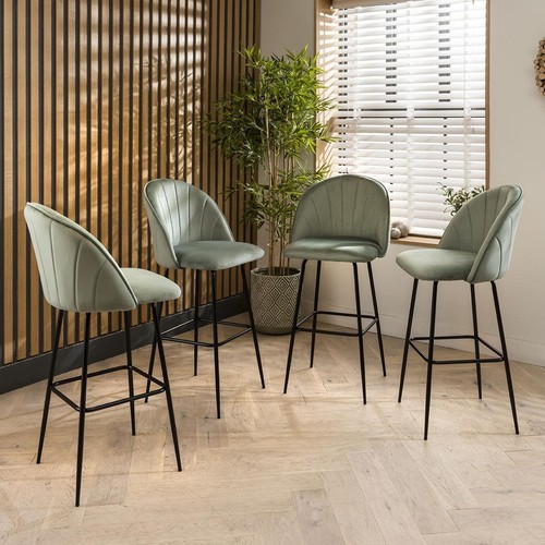 Hope velvet bar stools mint - 4,