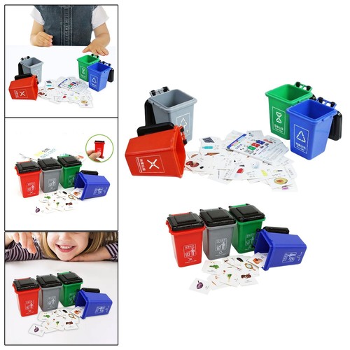 Garbage truck toy with - garbage,