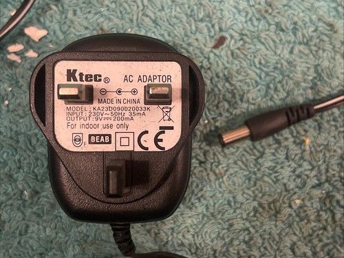 Ktec ka23d090020033k black - ktec, 9v