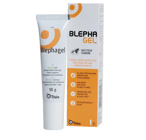 Blephagel eyelid cleansing gel - eyelid,