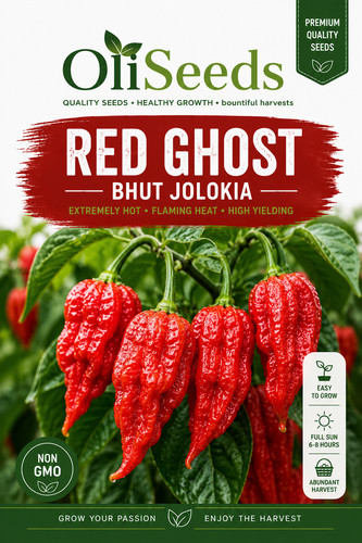 Red bhut jolokia - bhut,