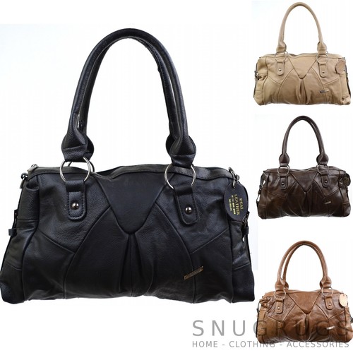 Ladies real leather - real, handbag