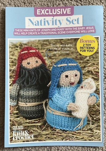 Knitting pattern mini nativity - knitting,