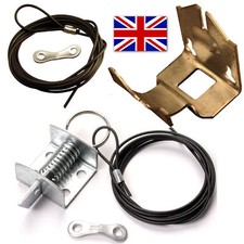Garage Door Lock TOP LATCH CABLE Universal SPRING SUPPORT BRACKET Repair Kit