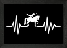 Horse vaulting Framed Wall Art