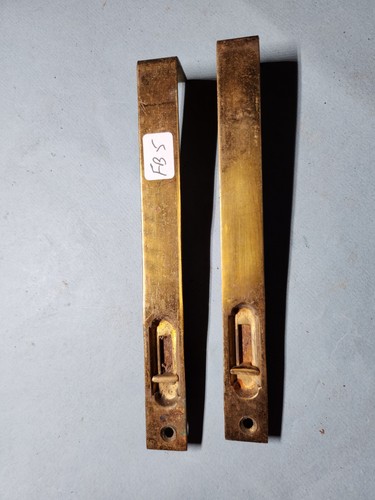 Pair brass 19th century - brass,
