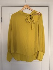 BNWOT Zara Neon Green Bias Cut