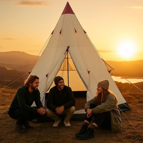 Redcliffs teepee camping tent - redcliffs,