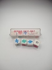 Vintage Poker Dice X 9 Made In