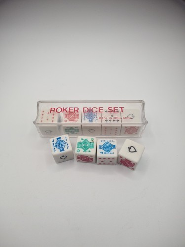 Vintage poker dice - poker,