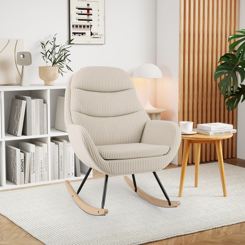 Upholstered nursery rocking - nursery,
