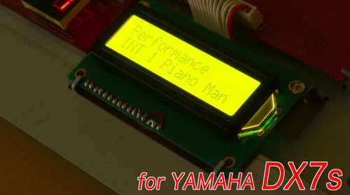 Yamaha dx7s yellow green led - dx7s,