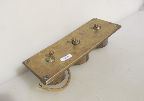 Vintage brass light - brass,