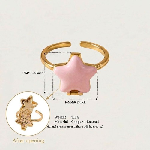 Openable heart shaped enamel - openable,