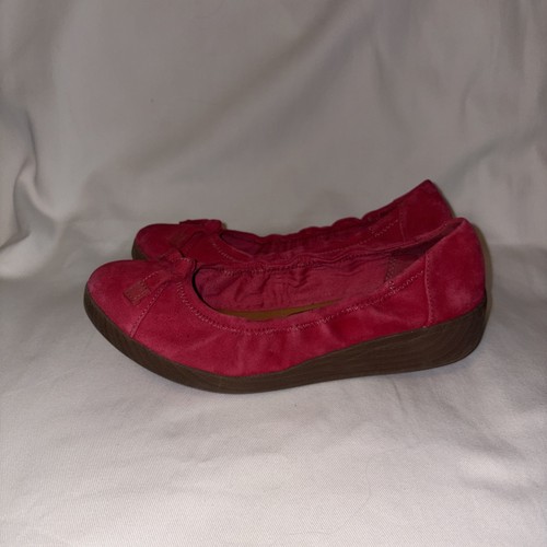 Fitflop red ballet wedge - ballet,