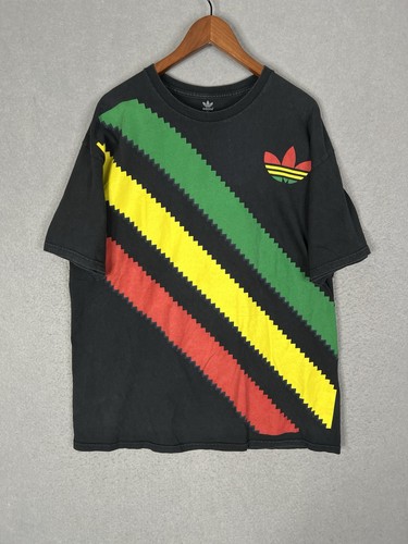 Adidas rasta flag shirt - rasta,