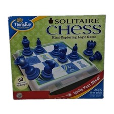 Thinkfun Solitaire CHESS Logic Game 60 Challenges Ages 8+ Unused in Opened Box