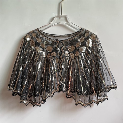 Sequin cape - sequin, women