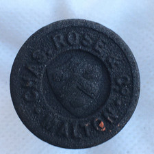 Chas (Charles) Rose Malton antique vintage soda ginger beer bottle screw stopper