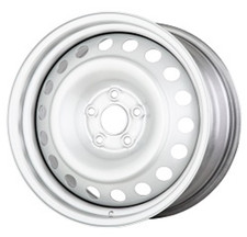 18" Silver Steel Wheels Fits