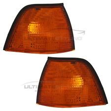 Front Indicator Lights Lamps BMW 3 Series E36 4 Door Models 1991-2001 Amber Pair