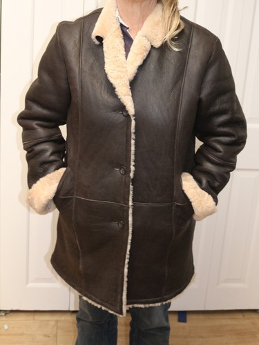 Ladies sheepskin jacket real - ,