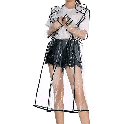 New transparent raincoat - transparent,