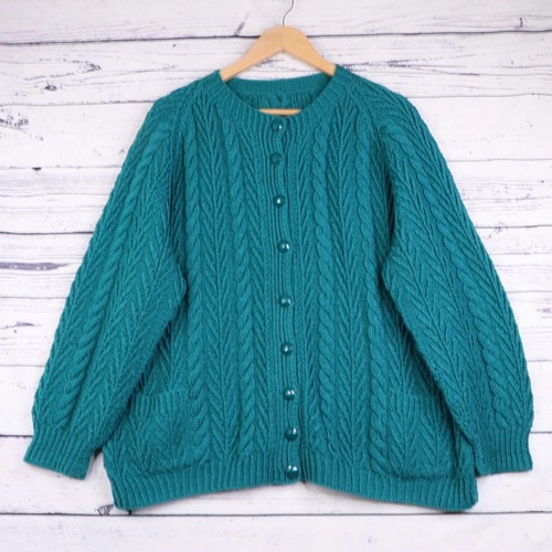 Vintage aran cable knit - cable, chunky
