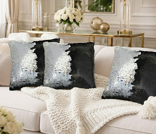 Set cushion cover black - cover,