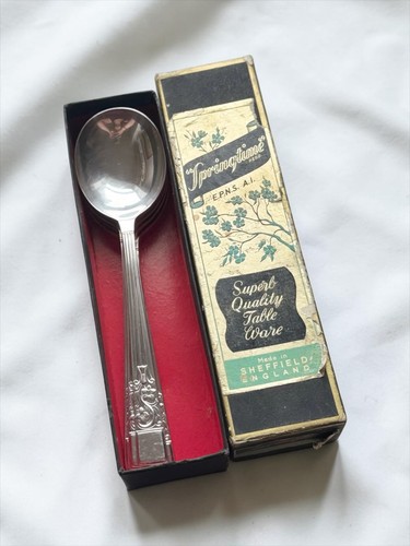 Vintage epns sheffield soup - vintage, a1