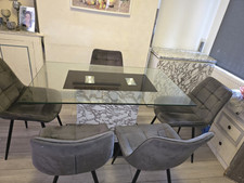 dinning table and chairs used
