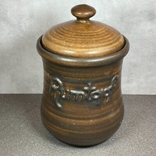 Vintage Brown Wood-Effect Rumtopf Fruit/Rum/Cookie Jar Preserver | Very Rare