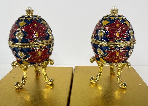 Pair ornate fabergé - pair, fabergé-style