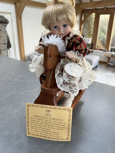 Sitting hand painted porcelain