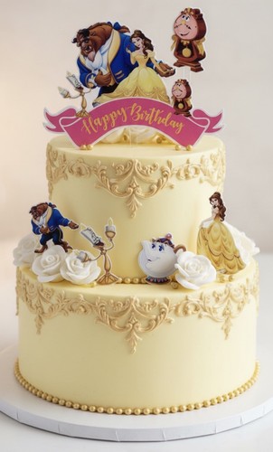 Birthday cake toppers beauty - birthday,