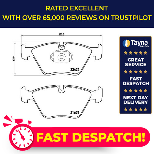 Brake pads set fits bmw - set,