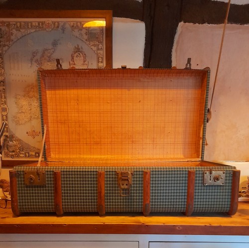 Huge antique bentwoood steamer - antique,