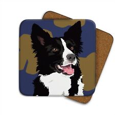 Border Collie Coaster | Leslie
