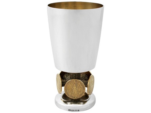 Sterling silver goblet - goblet, by
