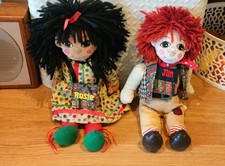 Rosie & Jim 10” Plush Sort Toy Canal Narrowboat Rag Dolls With Bags Born To Play