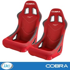 2 x Cobra Monaco Pro Red FIA