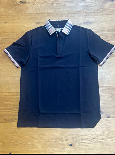 Burberry men black polo - burberry, men's