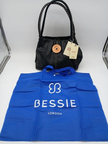 Bessie london black satchel - london,
