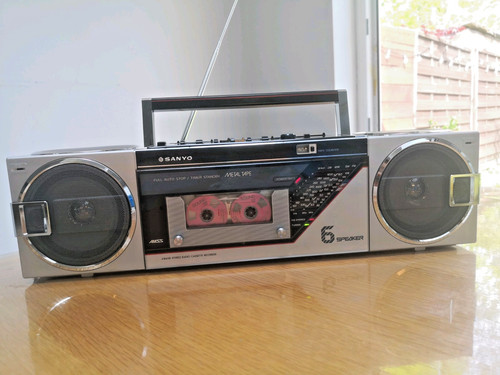 Sanyo 7735l boombox stereo - boombox,