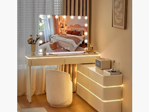 Led lighted hollywood vanity - led,