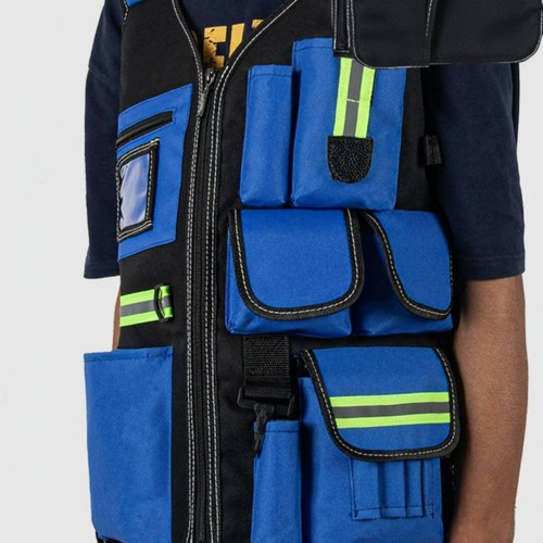 Multi pocket tool vest - multi-pocket,