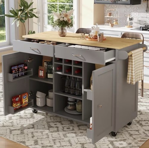 Kitchen island counter - kitchen,