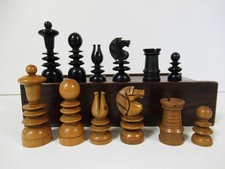 ANTIQUE CHESS SET OLD ST